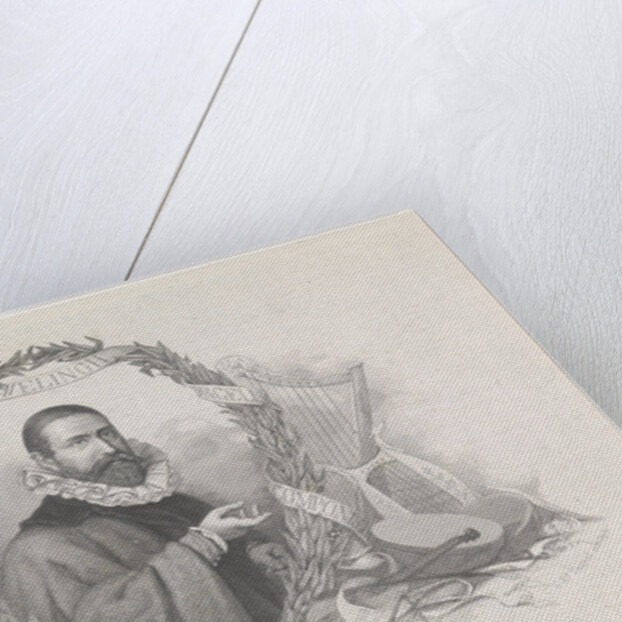 Portrait of the Composer Jan Pieterszoon Sweelinck by Charles Eduard Taurel