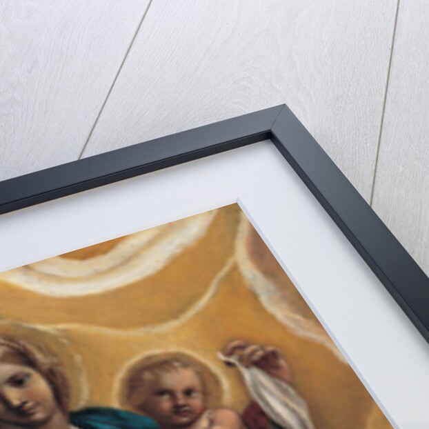 Madonna with the Child and Saint Francis, 1605 by Antonio Marziale Carracci