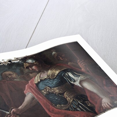 Alexander the Great Cutting the Gordian Knot, 1736-1737 by Livio Retti