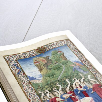 The nine Muses with Pegasus and Mount Helicon (From Argumentum by Guarinus Veronensis), 1485-1499 by Anonymous