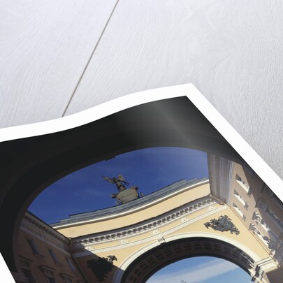 The Triumphal Arch of the General Staff Building in Saint Petersburg, 1819-1829 by Carlo Rossi