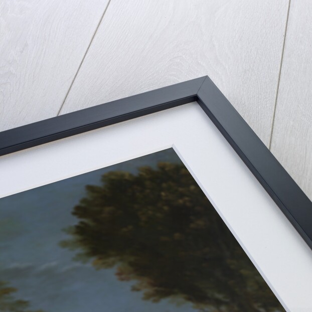 Landscape with Tobias laying hold of the Fish, c. 1612 by Domenichino