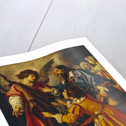 Tobiass Farewell to the Angel, First third of 17th cen by Giovanni Bilivert