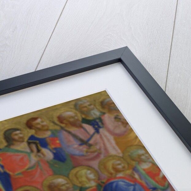 The Virgin Mary with the Apostles and Other Saints (Panel from Fiesole San Domenico Altarpiece), c. 1423-1424 by Fra Giovanni da Fiesole Angelico
