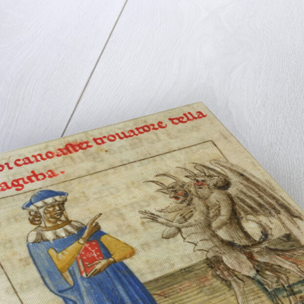 Zoroaster with two demons (Miniature from Pseudo-Aristotle Secretum Secretorum), 1425 by Anonymous