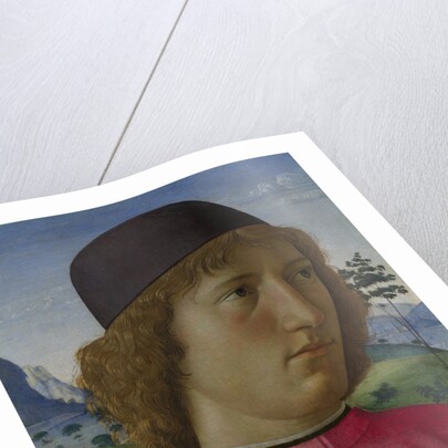 Portrait of a Young Man in Red, ca 1485 by Domenico Ghirlandaio