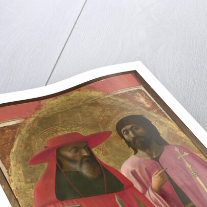 Saints Jerome and John the Baptist, ca 1428-1429 by Masaccio