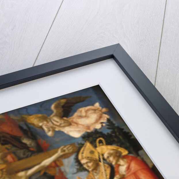 The Holy Trinity (Panel of the Pistoia Santa Trinità Altarpiece), 1455-1460 by Francesco di Stefano Pesellino