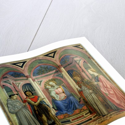 The Santa Lucia de Magnoli Altarpiece, ca 1447 by Domenico Veneziano