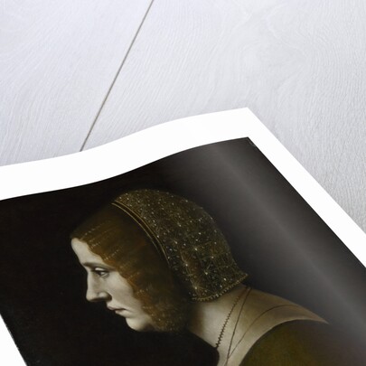 Portrait of a Woman in Profile, c. 1495 by Giovanni Ambrogio De Predis