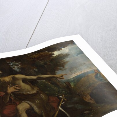 Saint John the Baptist preaching in the Wilderness, c. 1640 by Pier Francesco Mola