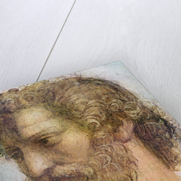 Aristotle. Stanza della Segnatura. The School of Athens (Detail) by Raphael