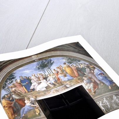 The Parnassus (Fresco in the Stanza della Segnatura), 1509-1511 by Raphael