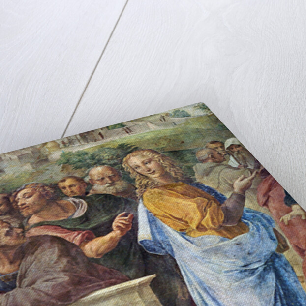 Disputa. Detail: Architect Bramante and Francesco Maria Della Rovere (right), 1509 by Raphael