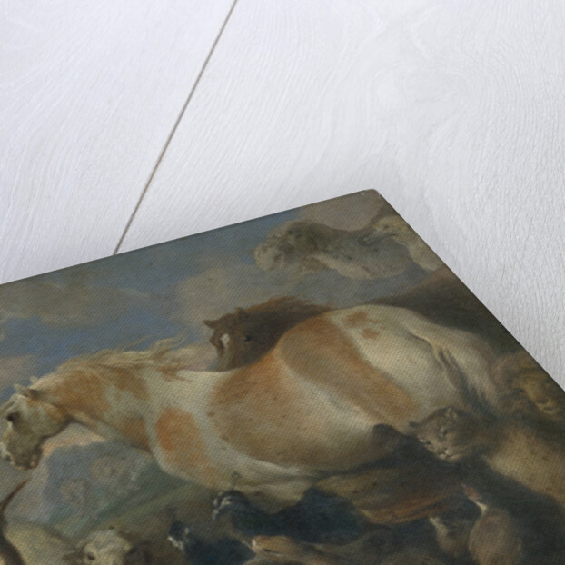 The Creation, Mid of 17th cen by Giovanni Benedetto Castiglione