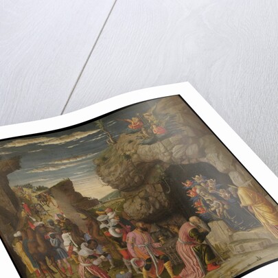 Epiphany (Trittico degli uffizi (Uffizi Tryptich), central panel), ca 1463-1464 by Andrea Mantegna