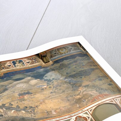 Effects of Good Government in the countryside (Cycle of frescoes The Allegory of the Good and Bad Government), 1338-1339 by Ambrogio Lorenzetti