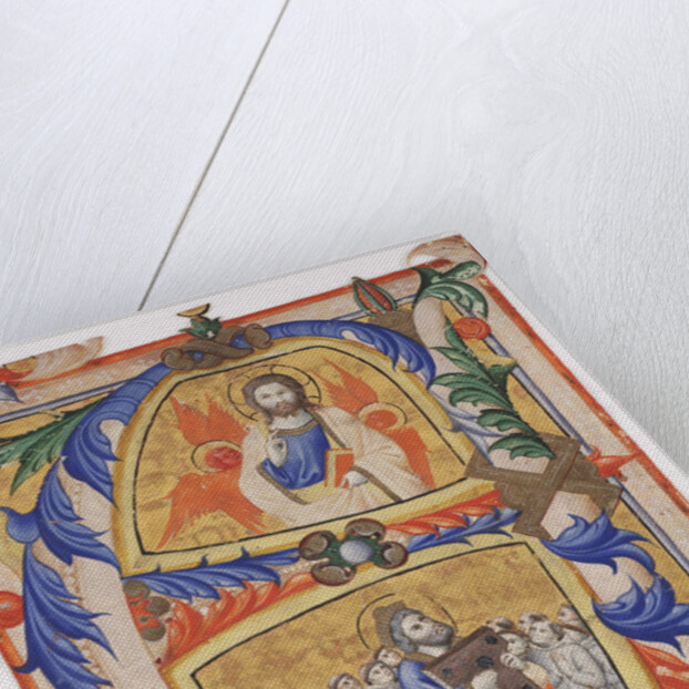 Christ appearing to David and a group of Camaldolese monks, 1390-1410 by Andrea di Bartolo