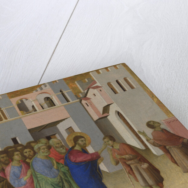 The Healing of the Man born Blind, ca 1308-1311 by Duccio di Buoninsegna