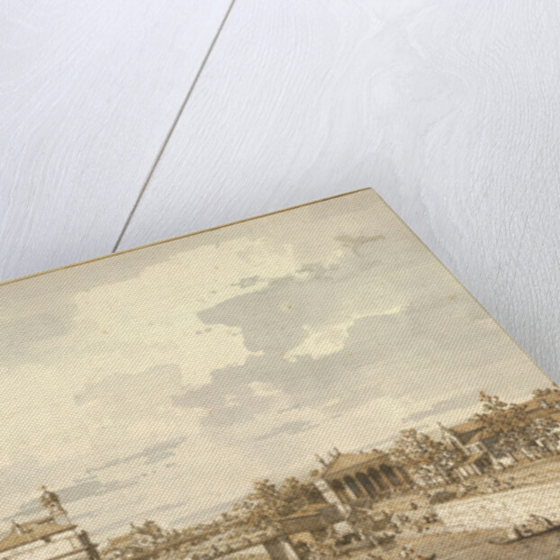 The Porta Portello with the Brenta Canal in Padua, 1740-1743 by Canaletto