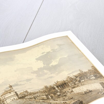 The Porta Portello with the Brenta Canal in Padua, 1740-1743 by Canaletto