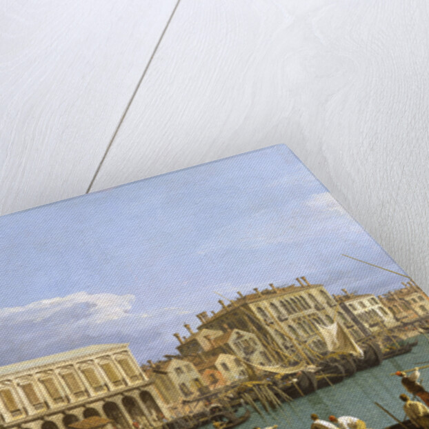 View of the Riva degli Schiavoni, 1735-1739 by Canaletto