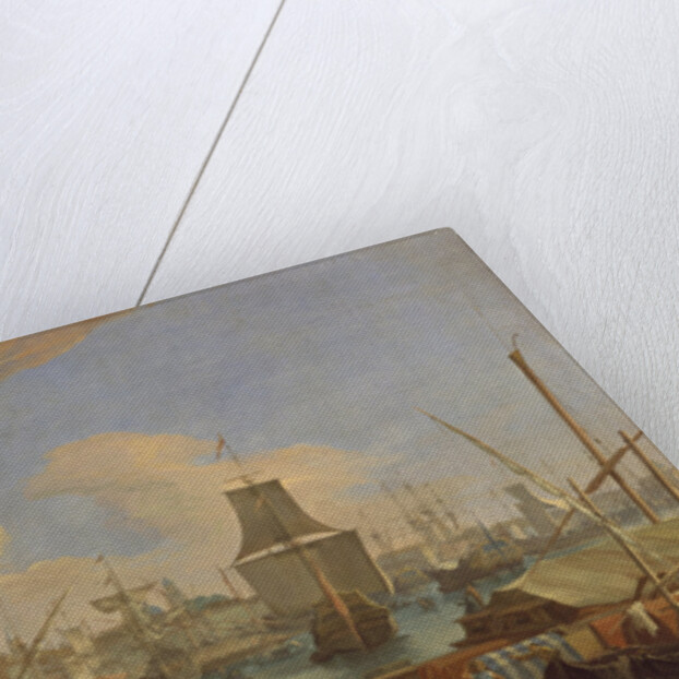 The Molo with the Ducal Palace, c. 1710 by Luca Carlevaris