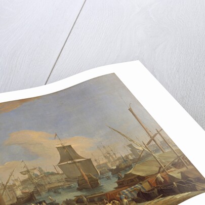 The Molo with the Ducal Palace, c. 1710 by Luca Carlevaris