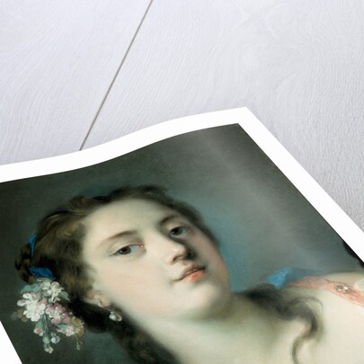 The Singer Faustina Bordoni with a Musical Score, c. 1725 by Rosalba Giovanna Carriera