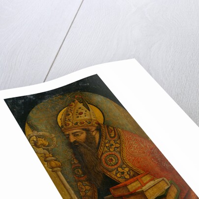 Saint Augustine, 1480s by Carlo Crivelli