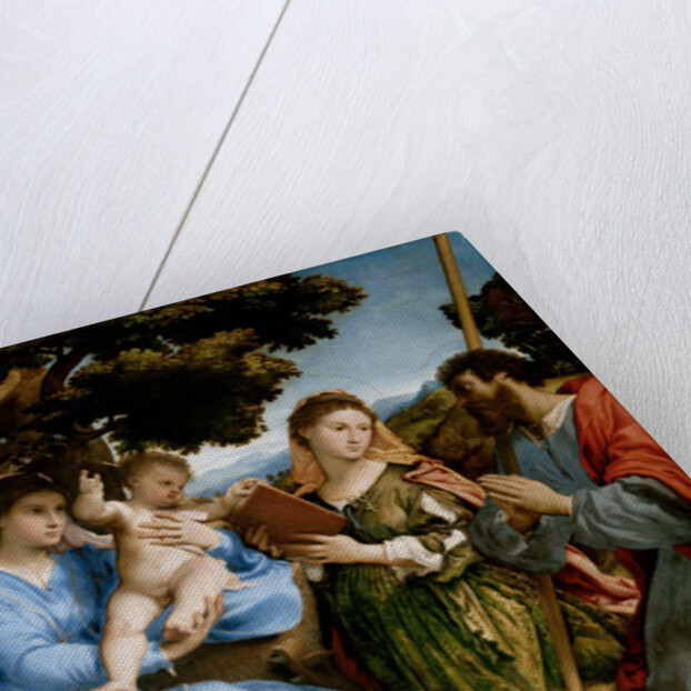 Madonna and Child with Saints Catherine and James the Great, 1527-1533 by Lorenzo Lotto