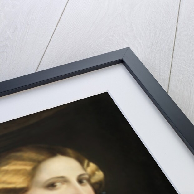 Young Woman in a Blue Dress, with Fan, 1512-1514 by Jacopo Palma il Vecchio the Elder