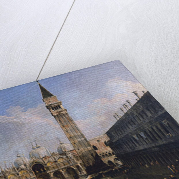 The Piazza San Marco in Venice by Giovanni Antonio Canaletto