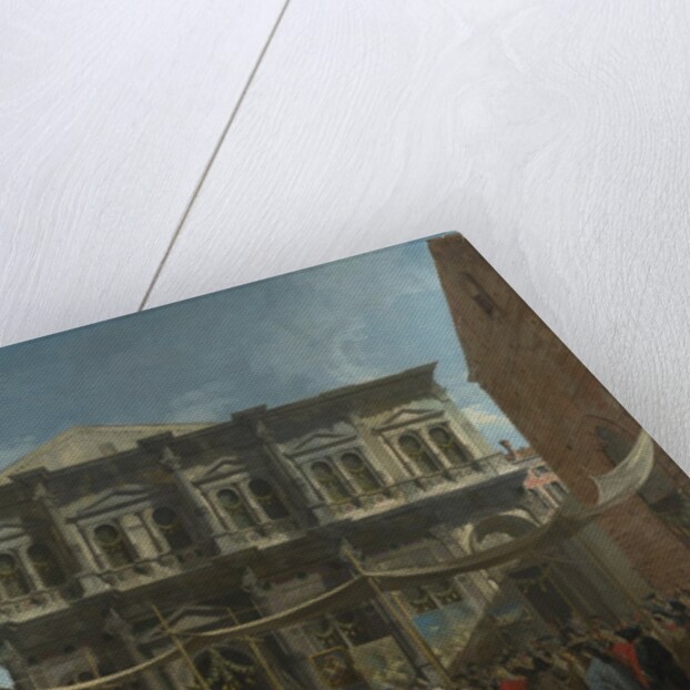 The Feast Day of Saint Roch in Venice, ca 1735 by Canaletto