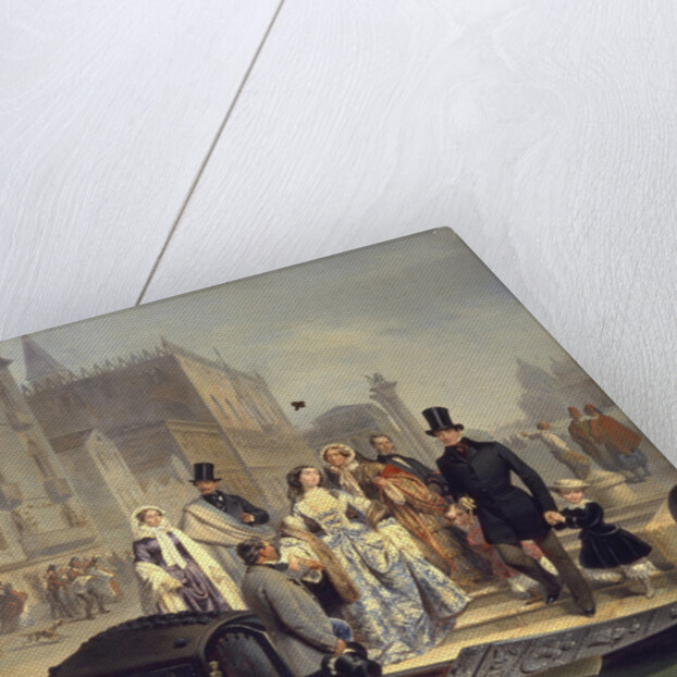 The Tolstoy Family in Venice, 1855 by Giulio Carlini