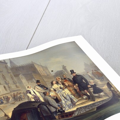 The Tolstoy Family in Venice, 1855 by Giulio Carlini