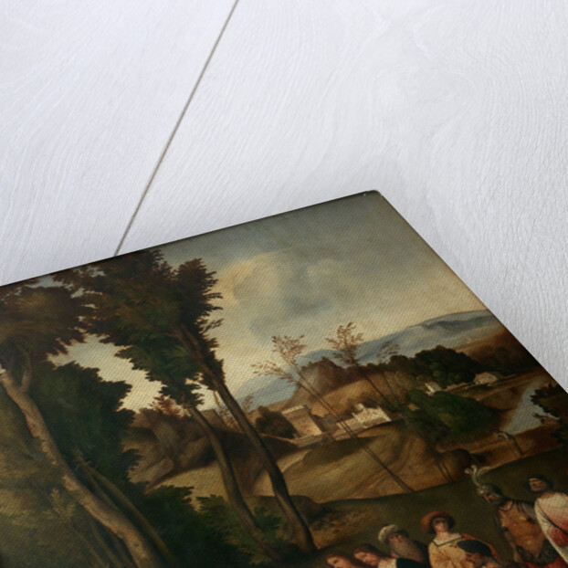 Moess Undergoes Trial by Fire, 1502-1505 by Giorgione