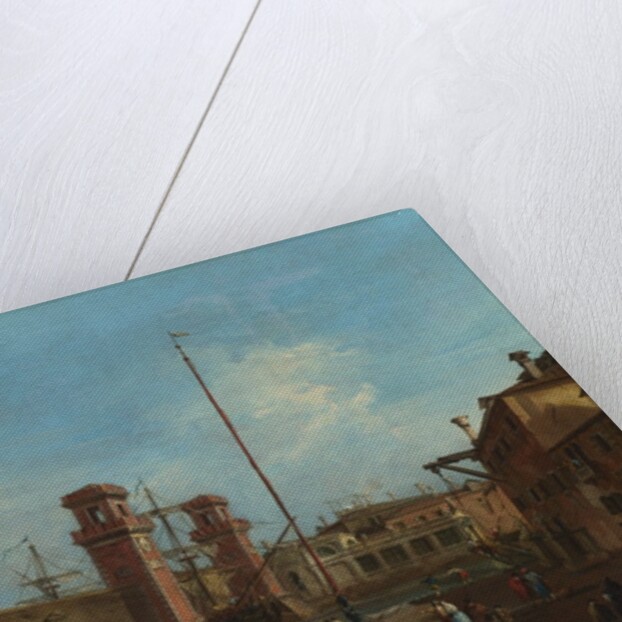 Venice. The Arsenal, 1755-1760 by Francesco Guardi
