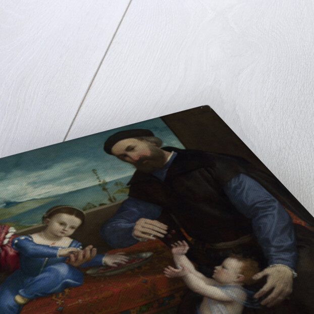 Portrait of Giovanni della Volta with his Wife and Children, 1547 by Lorenzo Lotto