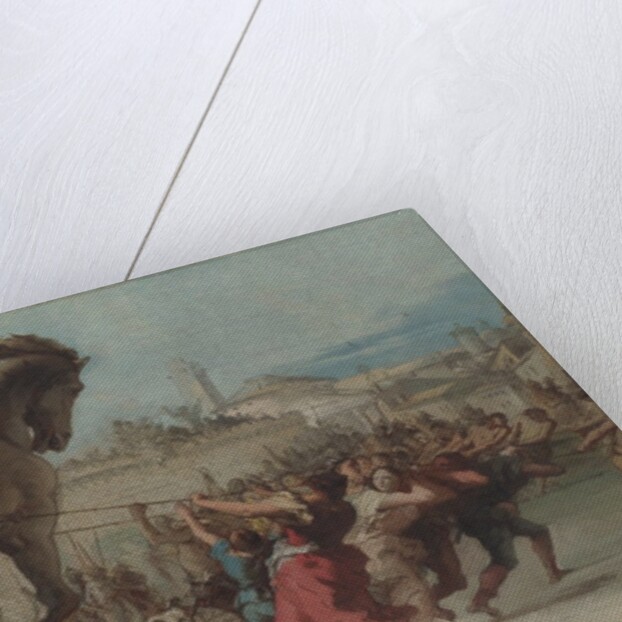 The Procession of the Trojan Horse into Troy, ca 1760 by Giandomenico Tiepolo