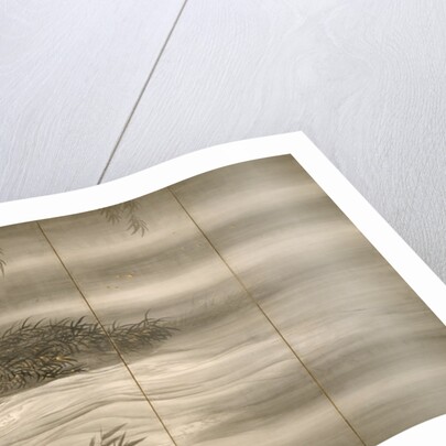 River Landscape with Fireflies, 1874 by Shiokawa Bunrin