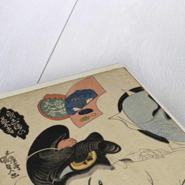 Coming Out Preparation. (Competition of beautiful women), c. 1830 by Utagawa Kunisada