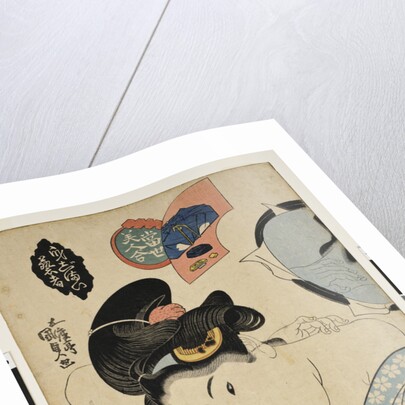 Coming Out Preparation. (Competition of beautiful women), c. 1830 by Utagawa Kunisada