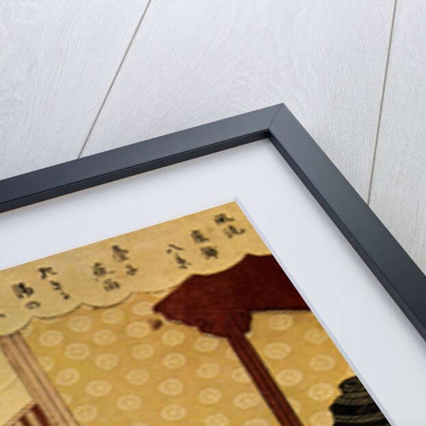 Two Lovers (Shunga - erotic woodblock print), c. 1750 by Suzuki Harunobu