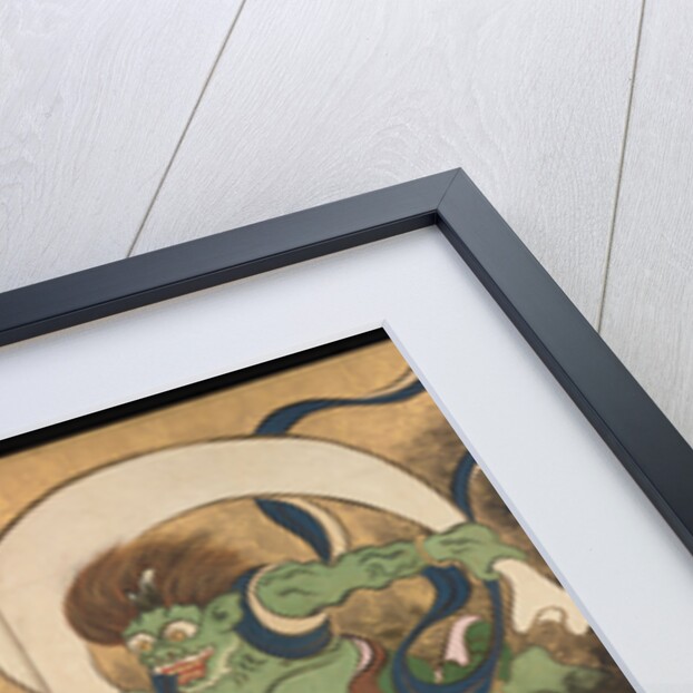 The Wind God. Right part of two-fold screens Wind God and Thunder God, Early 18th cen by Ogata Korin