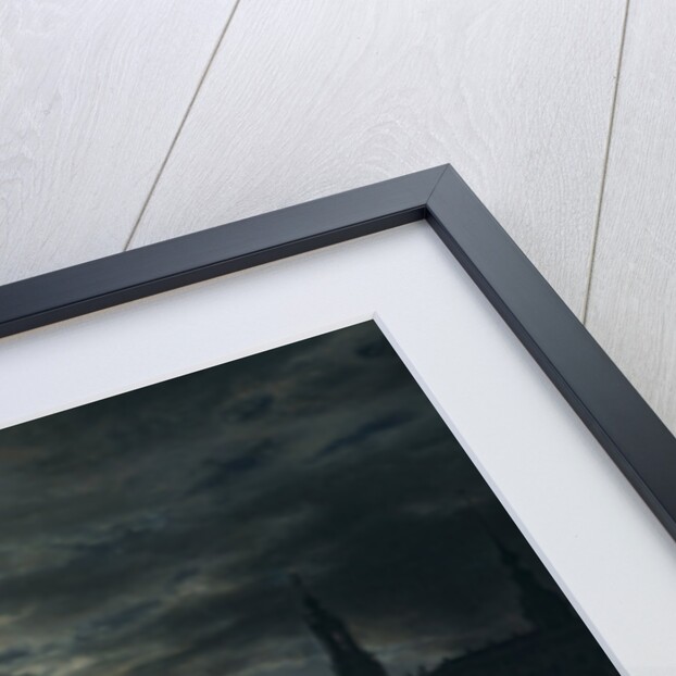 View of Dresden by Moonlight, 1839 by Johan Christian Clausen Dahl