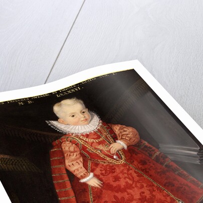 Portrait of Wladyslaw Vasa, son of King Sigismund III of Poland, 1596 by Martin Kober