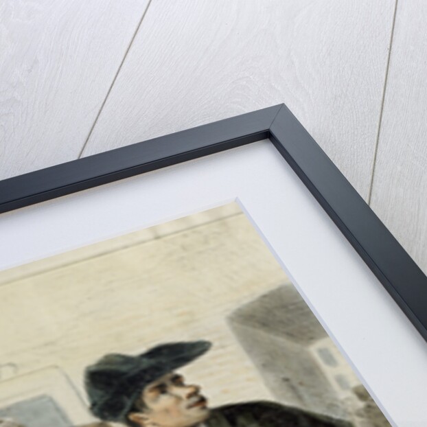 A servant take the dogs out, 1843 by Rudolf Kasimirovich Zhukovsky