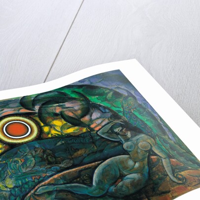 Adam and Eve, 1912 by Vladimir Davidovich Baranov-Rossiné