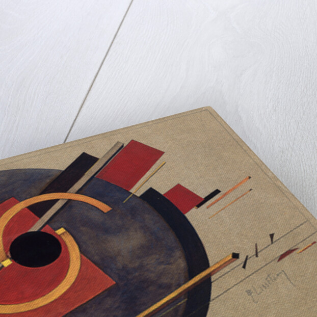 Study for a poster, 1920 by El Lissitzky